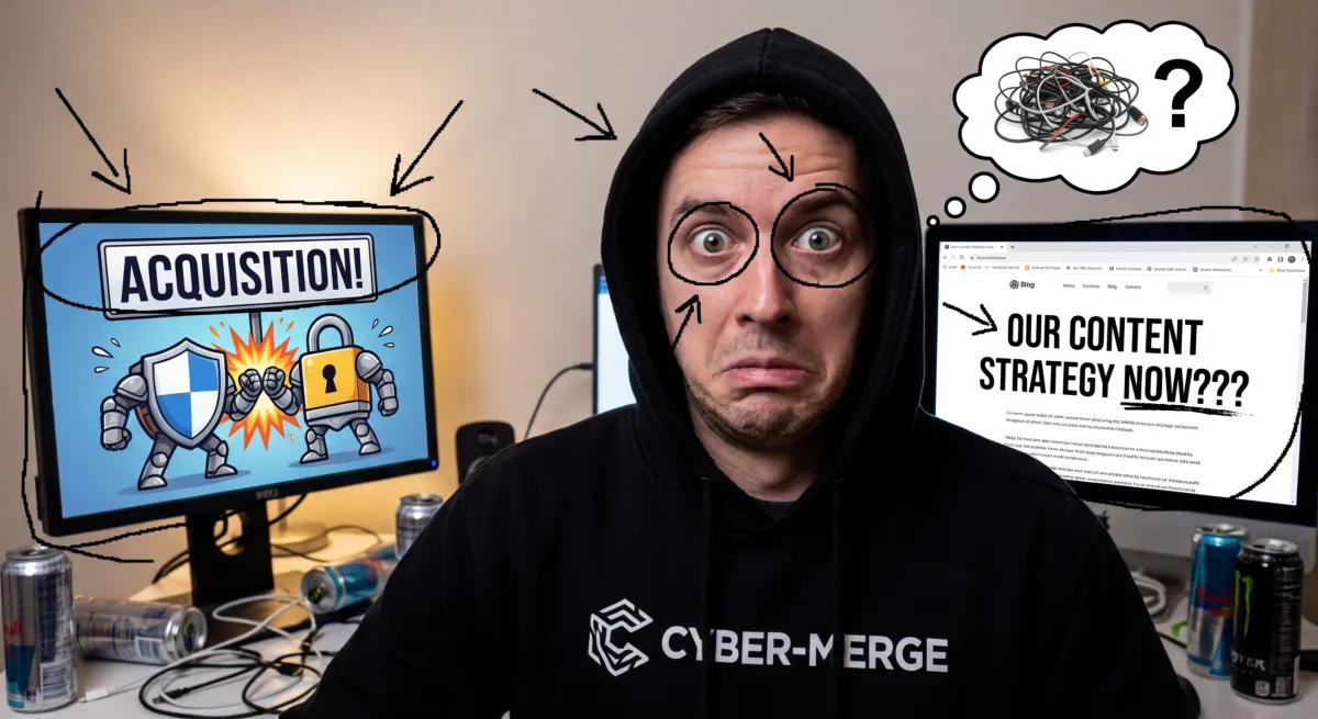 the cybersecurity merger that actually matters for your content strategy