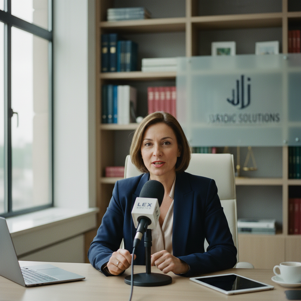 Production — Your fee earners join a broadcast-quality recording. We handle all the complex editing graphics and show notes.